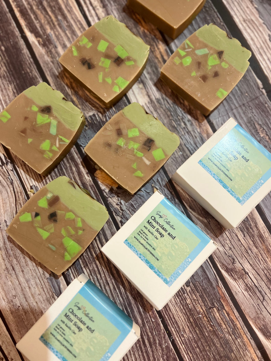Chocolate and Mint Cold Process Soap