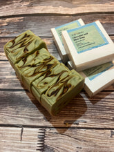 Load image into Gallery viewer, Chocolate and Mint Cold Process Soap
