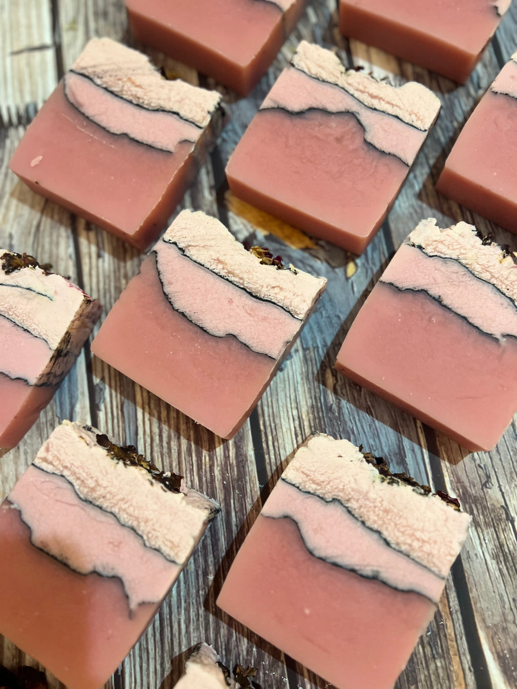 Rose and Charcoal Cold Process Soap